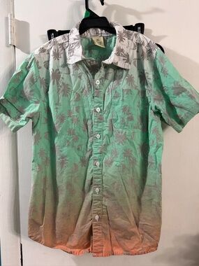 Rustic Blue Large 14/16 Button Down Shirt